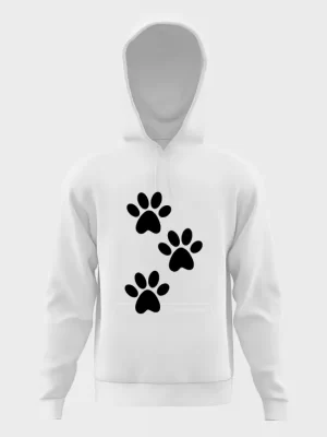 3 paws dog hoodie