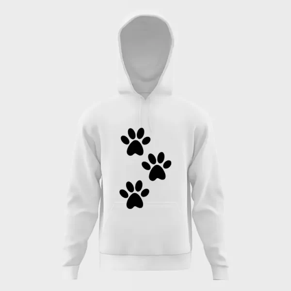 3 paws dog hoodie