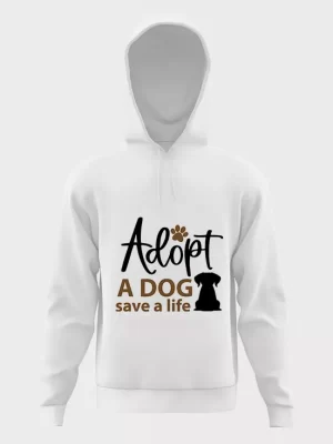 Adopt dog hoodie