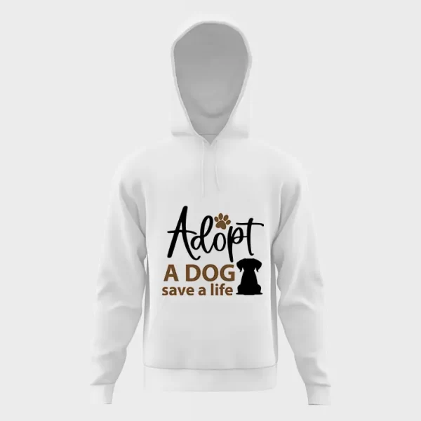 Adopt dog hoodie