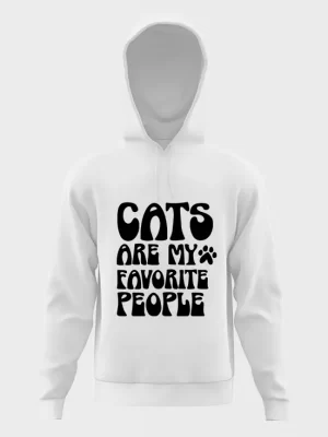 Cat's favorite people hoodie