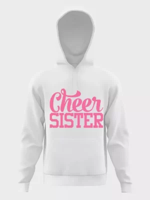 Cheer sister hoodie