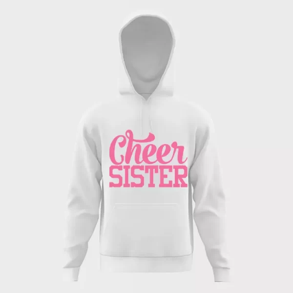 Cheer sister hoodie