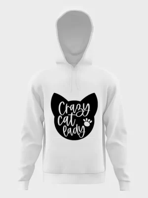 Crazy cat lady hoodie