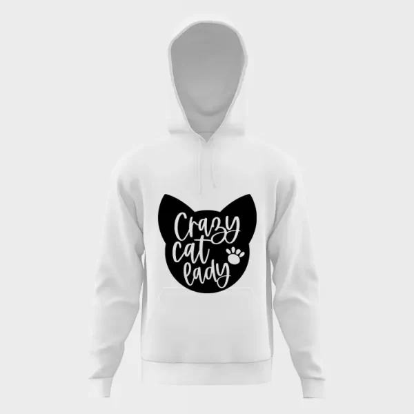 Crazy cat lady hoodie