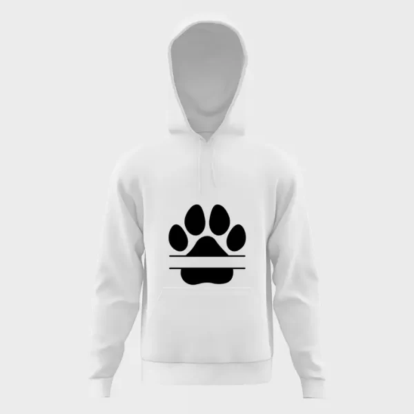 Dog paw print 2 hoodie