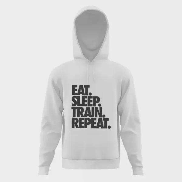 Eat sleep train repeat hoodie