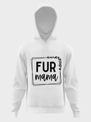 Fur mama cat hoodie