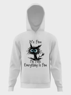 It's fine cat hoodie