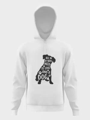 Love dog hoodie