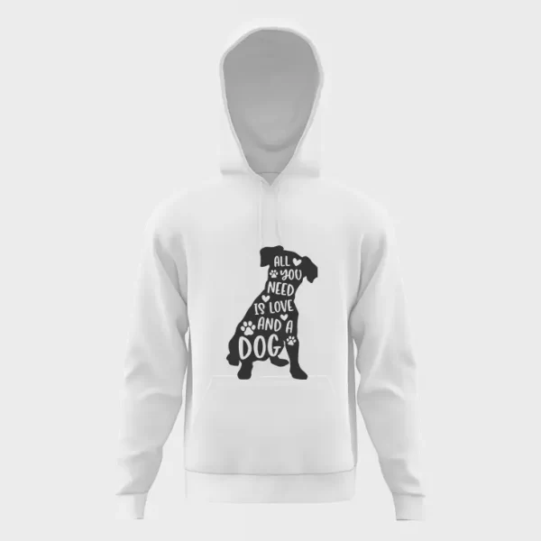 Love dog hoodie