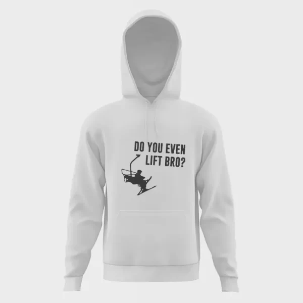 Skiing hoodie